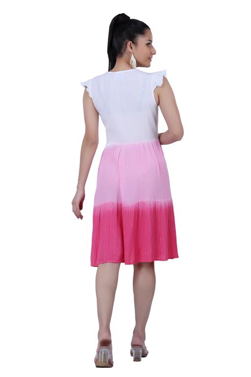WOMEN WESTERN-MINI DRESS-LUREX